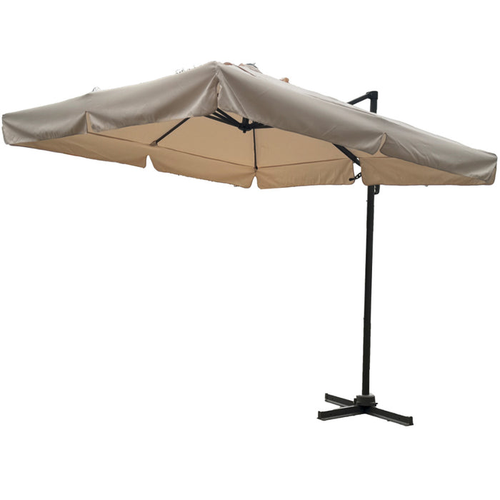 Ombrellone Giardino Decentrato Roma 2,5 x 2,5 Mt Alluminio Inclinabile Girevole