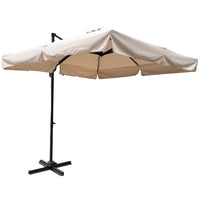 Ombrellone Giardino Decentrato Roma 2,5 x 2,5 Mt Alluminio Inclinabile Girevole