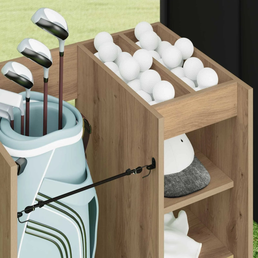 Armadio per Golf con ruota Rovere artigianale 65 x 45 x 98 cm CFW2236822