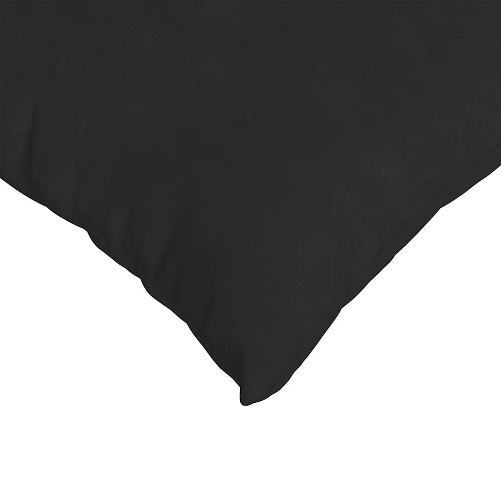 Cuscini da Divano 2 pz-Set di 2 Cuscini per Sofa Nero 60 x 40 cm Tessuto 135422