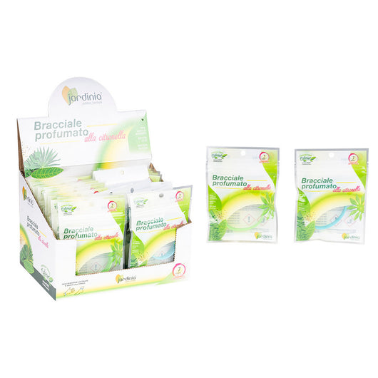 Bracciale Antizanzare alla Citronella Profumato Colorato Repellente 4 Pz