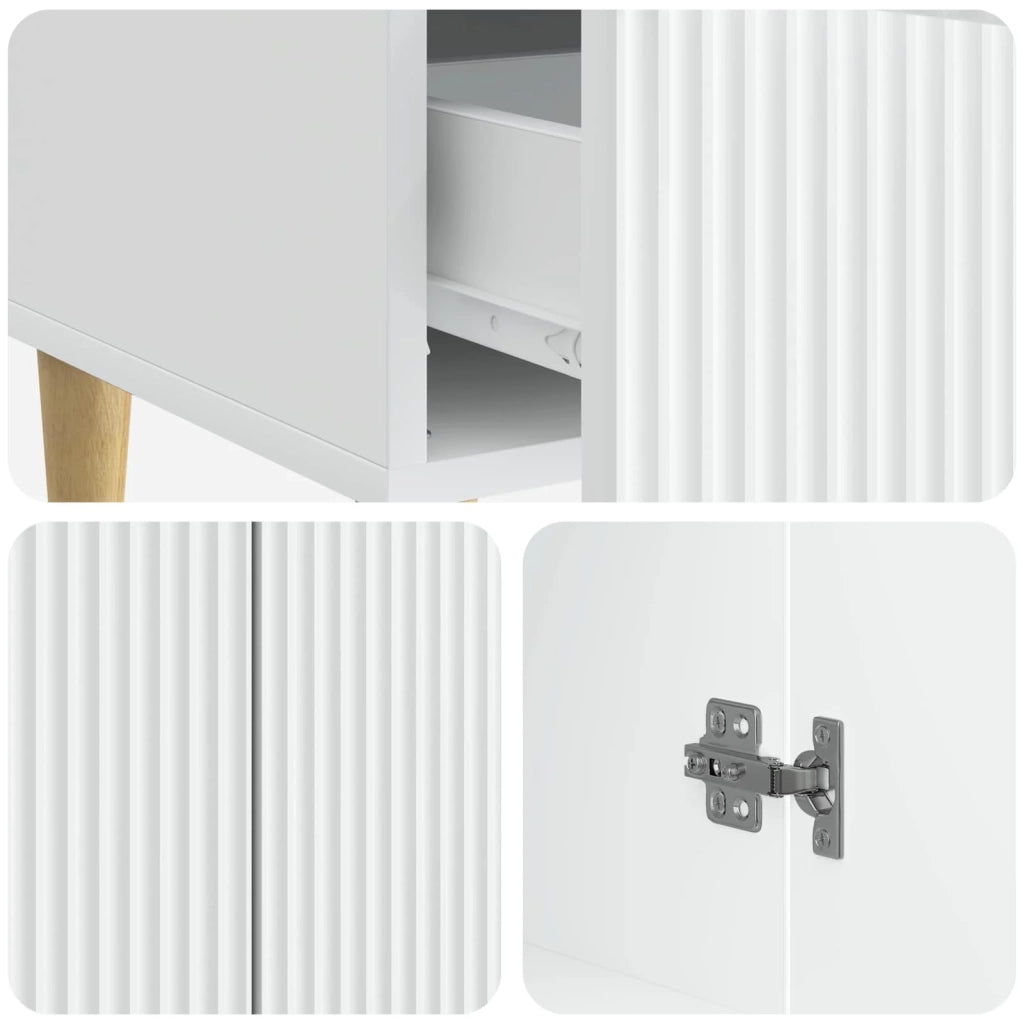 Credenza Bianco 66 x 34,5 x 95 cm Legno ingegnerizzato 894665