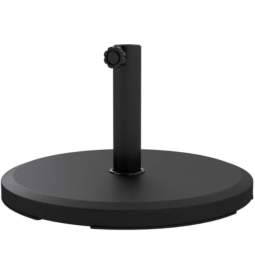 Base per Ombrellone in Cemento da 13kg ¨C Zephmum ¨C Nero, 34/38/48mm