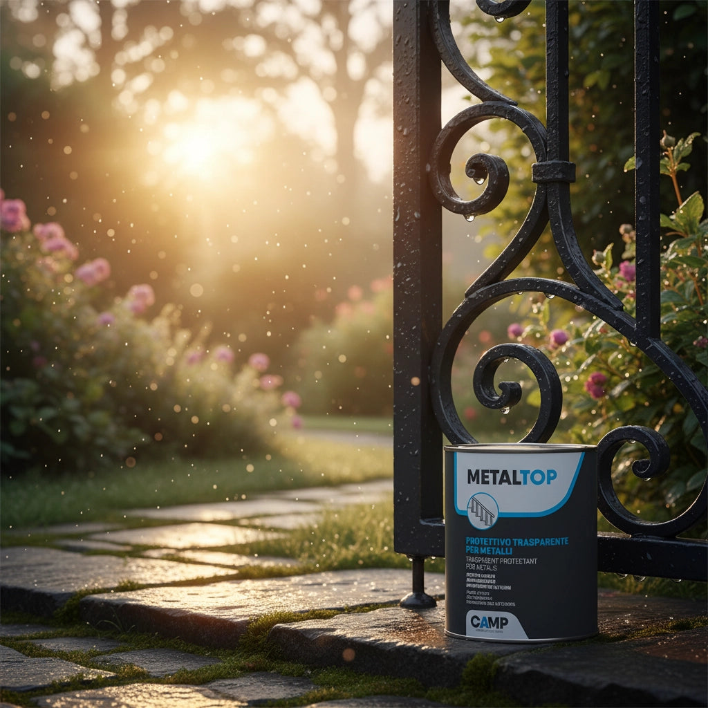 Metal top protettivo trasparente per metalli effetto lucido antiruggine 1 litro