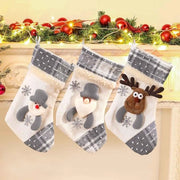 Decorazioni per la Stufa a Legna 3 Pezzi - Veloce da Appendere - 27 x 15 cm - Soffici e Spaziosi - Fiocchi di Neve per la Stufa