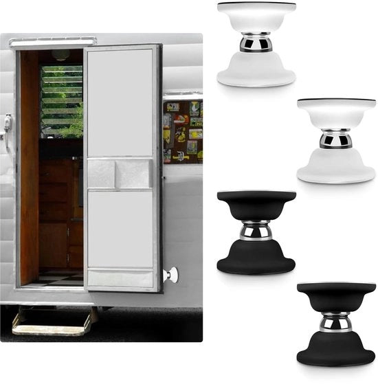 Sostituto di porta con forti magneti - Fissatore di porta - Dampiatore di porta - Stopper di porta - Impermeabile in silicone - Per camper e barche