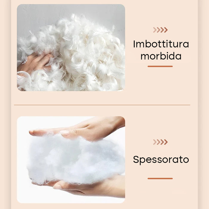 Poltrona Presidenziale da Ufficio Sedia da Scrivania Reclinabile Grigio Chiaro