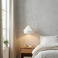 Lampada Da Soffitto Pensile Metallico Bianco APP237-1CP