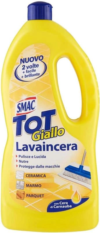 SMAC TOT GIALLO DETERGENTE LAVAINCERA CON CERA DI CARNUBA 1 LT