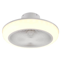 Ventilatore Plafoniera Led a Soffitto Mjolby 46 cm Moderno Colore: Bianco Latte