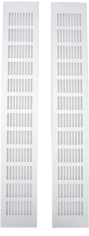 Ventilatore per soffitto 2 pezzi - Struttura in alluminio leggero - Migliorata sicurezza - Installazione facile - 80 * 500 mm - Circolazione dell'aria efficace - Reticolo di ventilazione