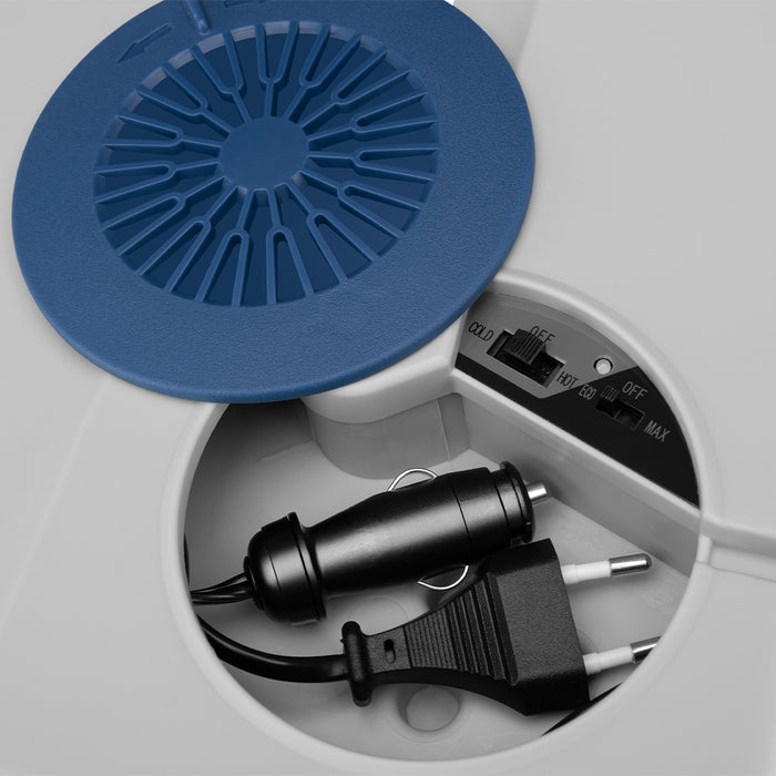 Frigorifero Elettrico Portatile 32 Litri Caldo e Freddo Blu Spina 230V e 12V