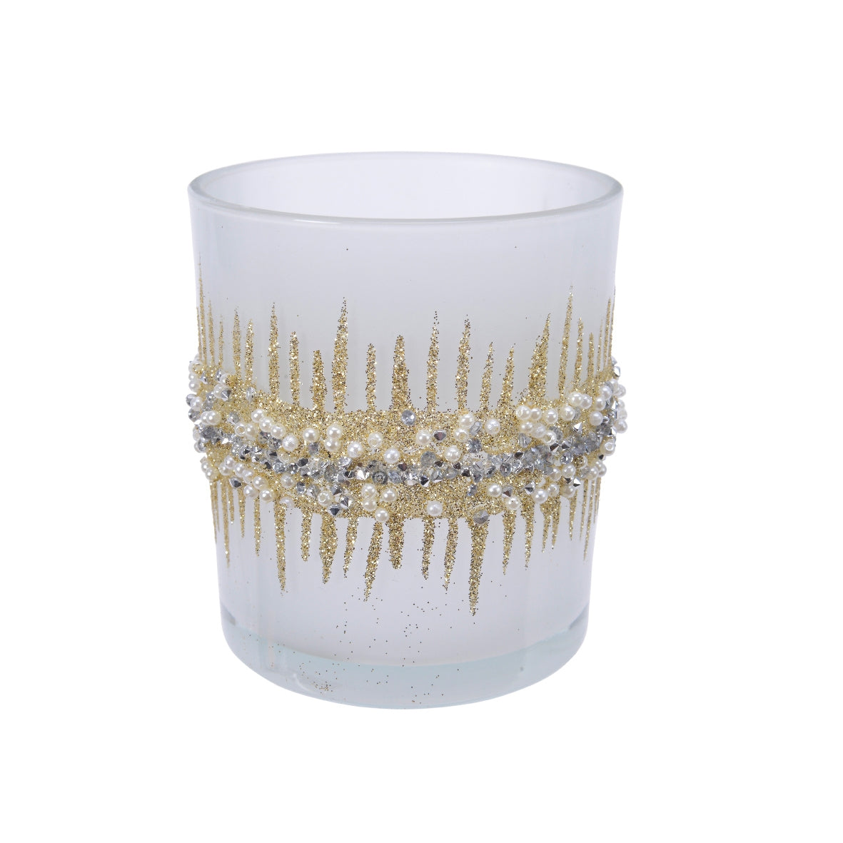 Portacandela In Vetro 7X8Cm