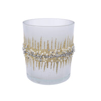 Portacandela In Vetro 7X8Cm