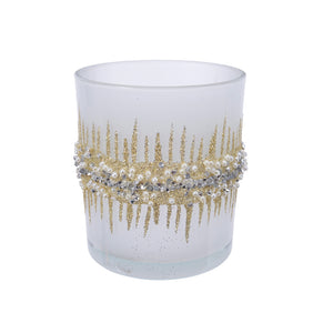 Portacandela In Vetro 7X8Cm