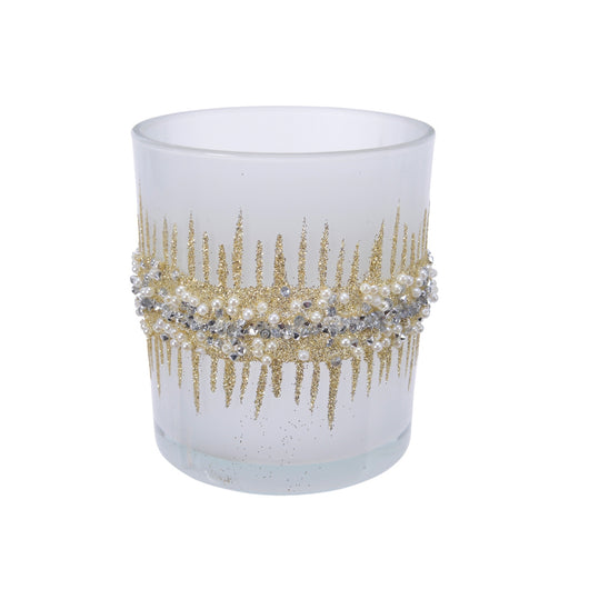 Portacandela In Vetro 7X8Cm