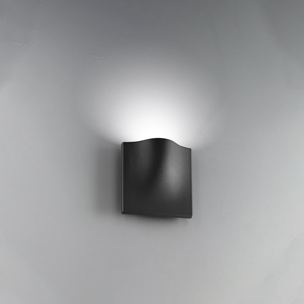 Applique Moderna Collina Alluminio Grigio Led 15W 3000K