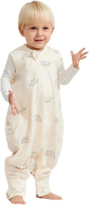 Slaapzak per bambini estiva | 100% cotone | con piedi | 0.5 TOG | bambini | slitta estiva con piedi Slaapzak per bambini