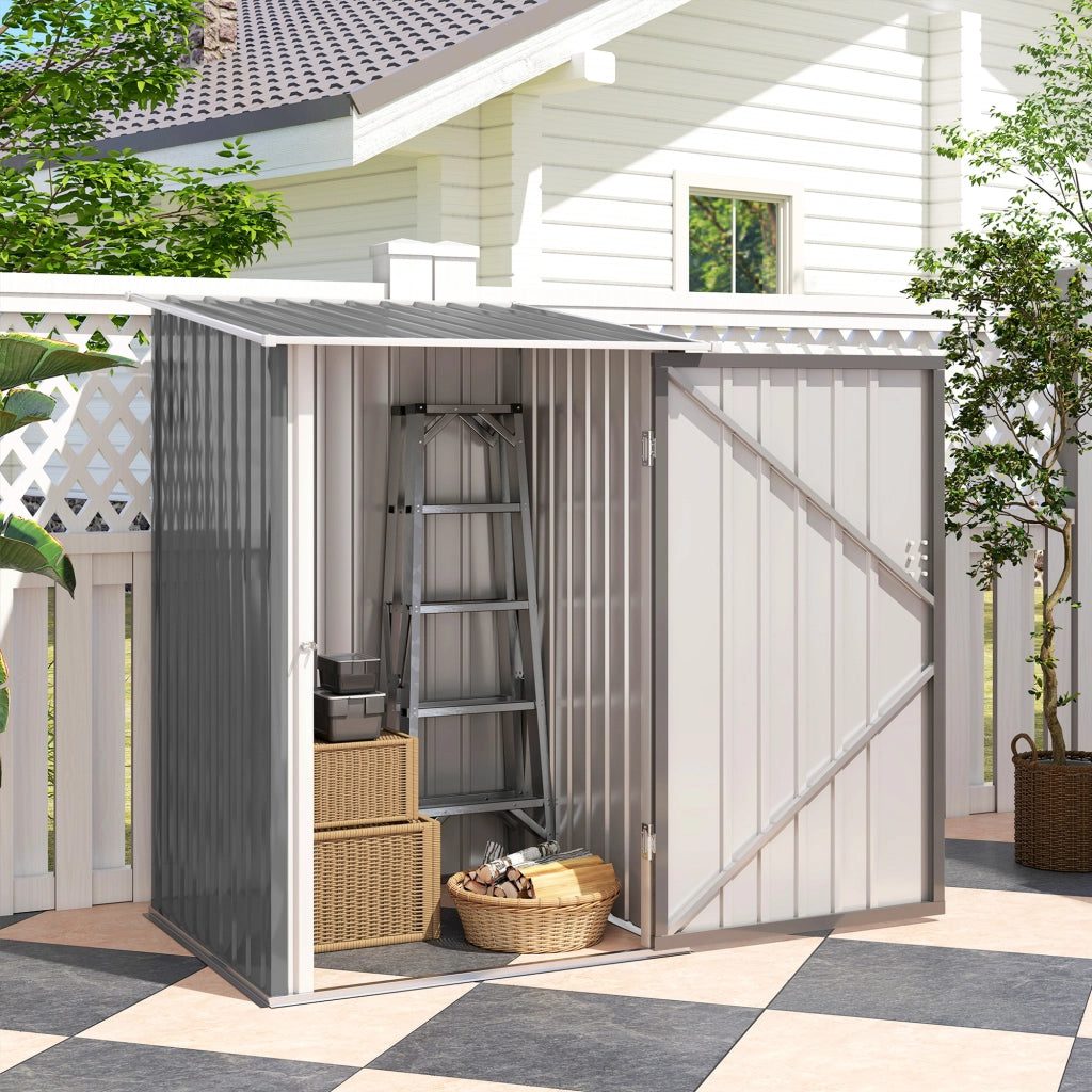 Ripostiglio per Giardino in Acciaio ¨C zephmum ¨C 100x103x160cm Grigio