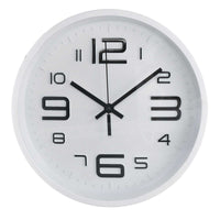 Orologio da Parete Ø30 cm in Plastica Bianco