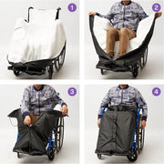 Rollator con Porta Bagaglio con Zaino Interno - Impermeabile e Isolante - Ideale per Scooter e Rollatori