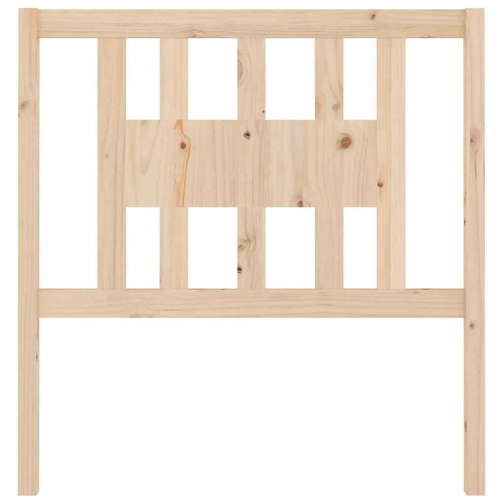 Testiera per Letto 81x4x100 cm in Legno Massello di Pino