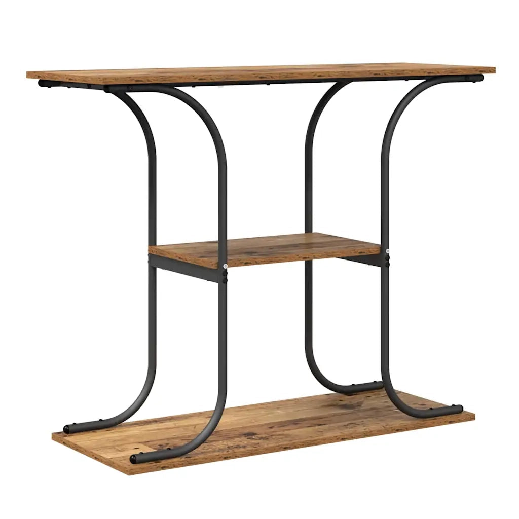 vidaXL Tavolo consolle Legno vecchio 101 x 35 x 80.5 cm