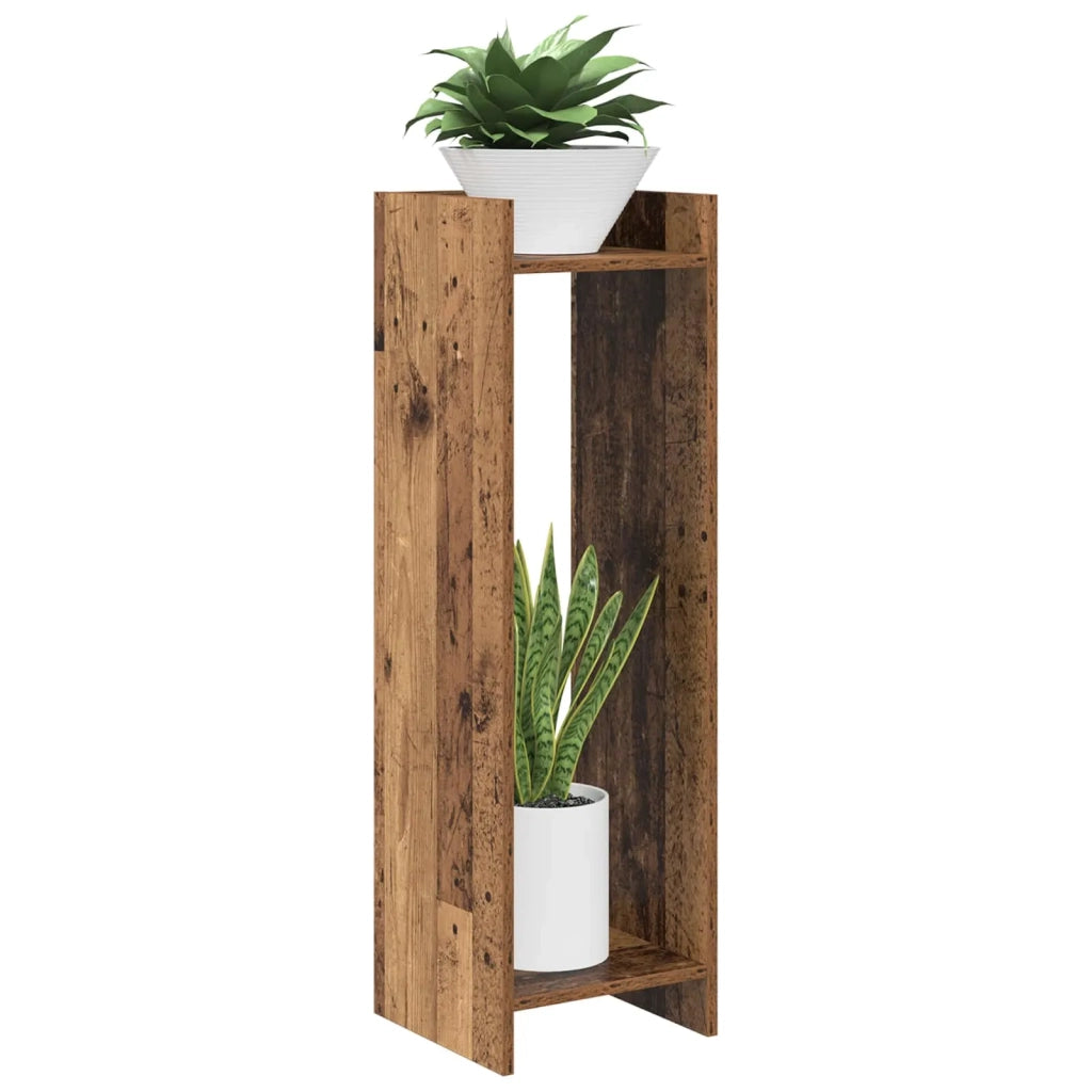 Supporto per piante 2 pcs Legno vecchio 30 x 30 x 100 cm 899575