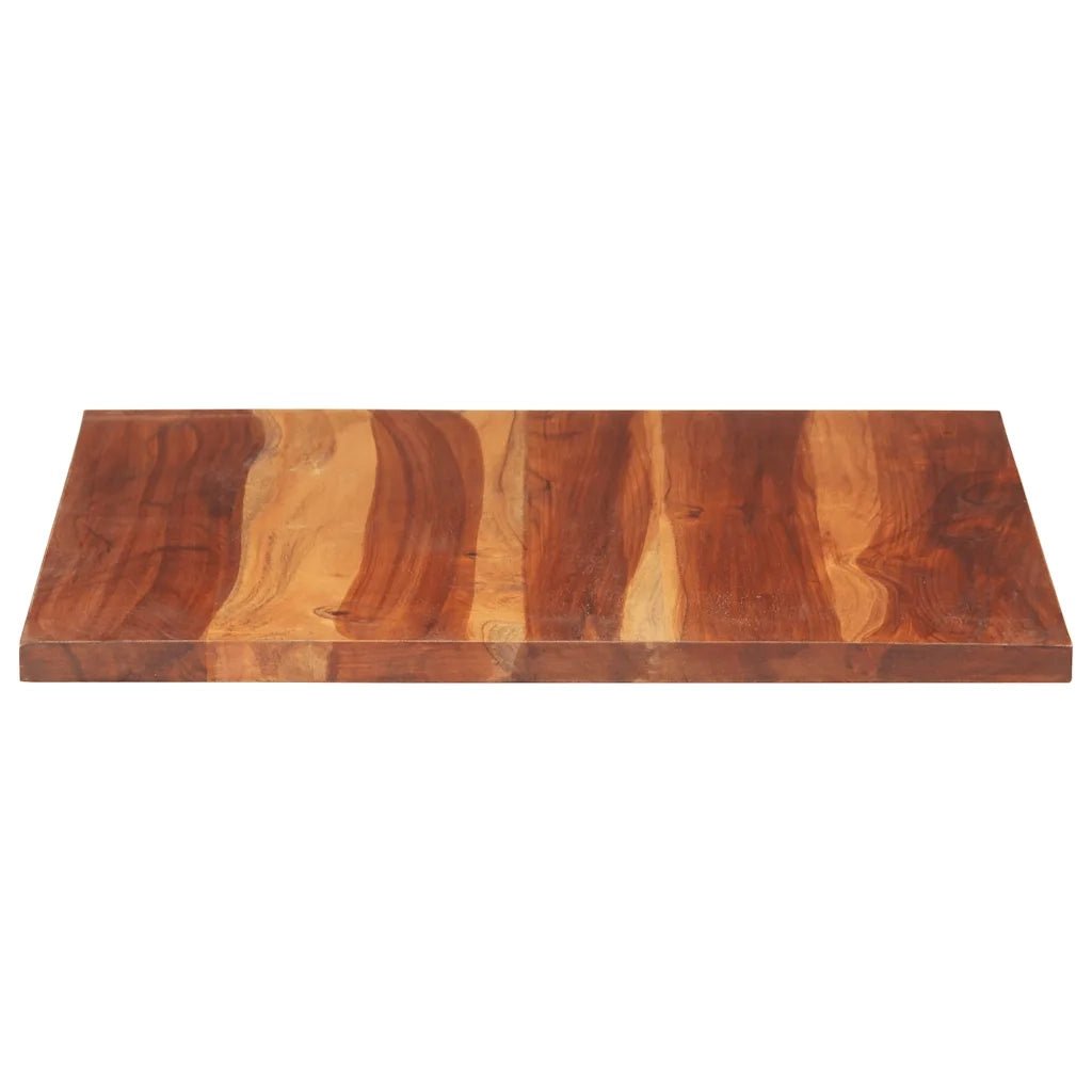 Piano Tavolo in Legno Massello di Acacia 25-27 mm 60x60 cm 285988