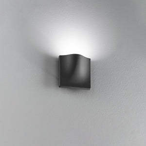 Applique Da Esterno Moderna Collina Alluminio Grigio Led 12W 3000K
