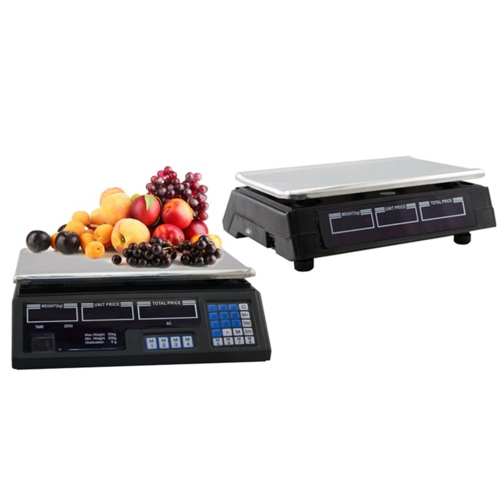 Trade Shop - Bilancia Elettronica Digitale Da Cucina Elettronica 40 Kg Professionale Display -