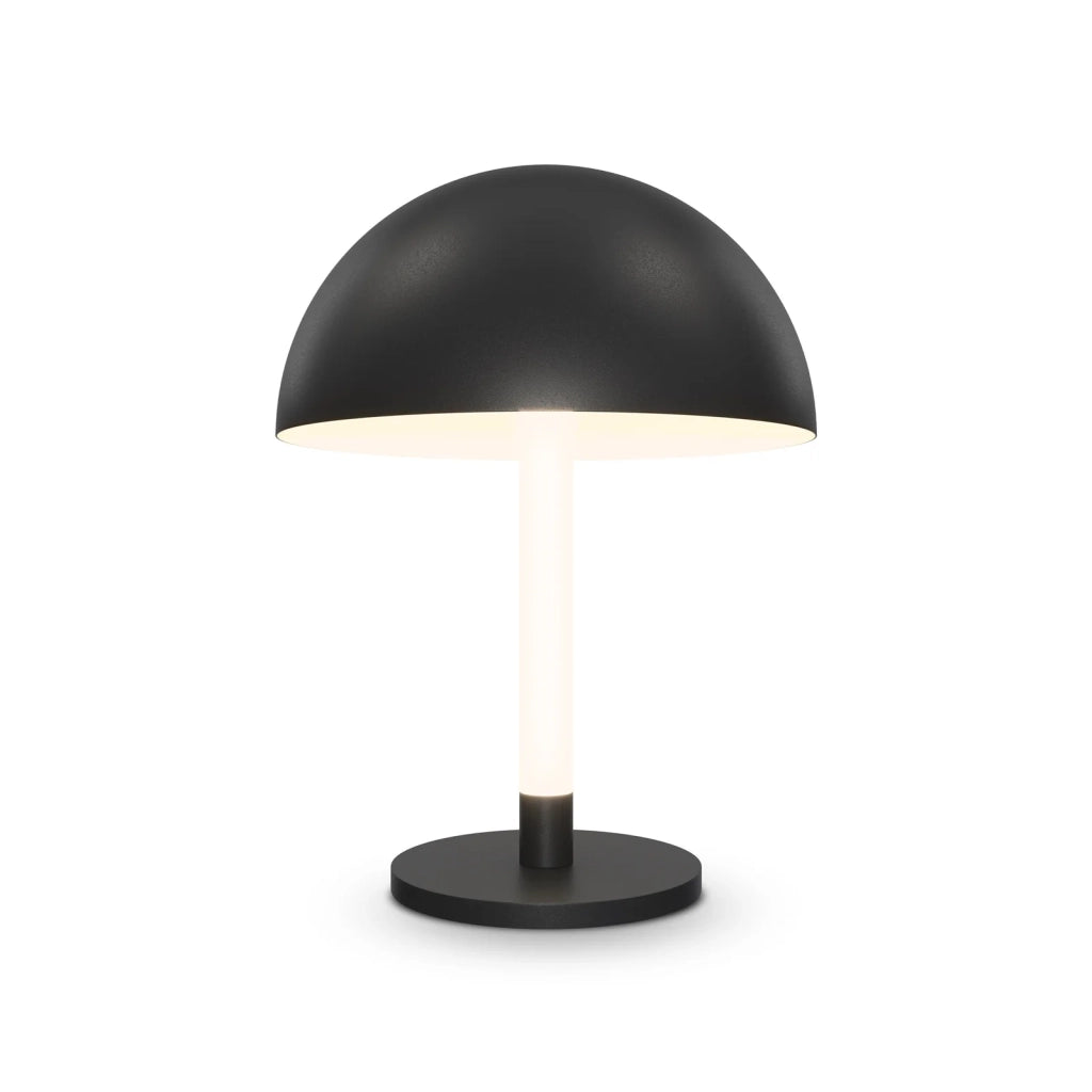 Maytoni lampada da tavolo moderna Ray 1 luce LED integrato nero metallo