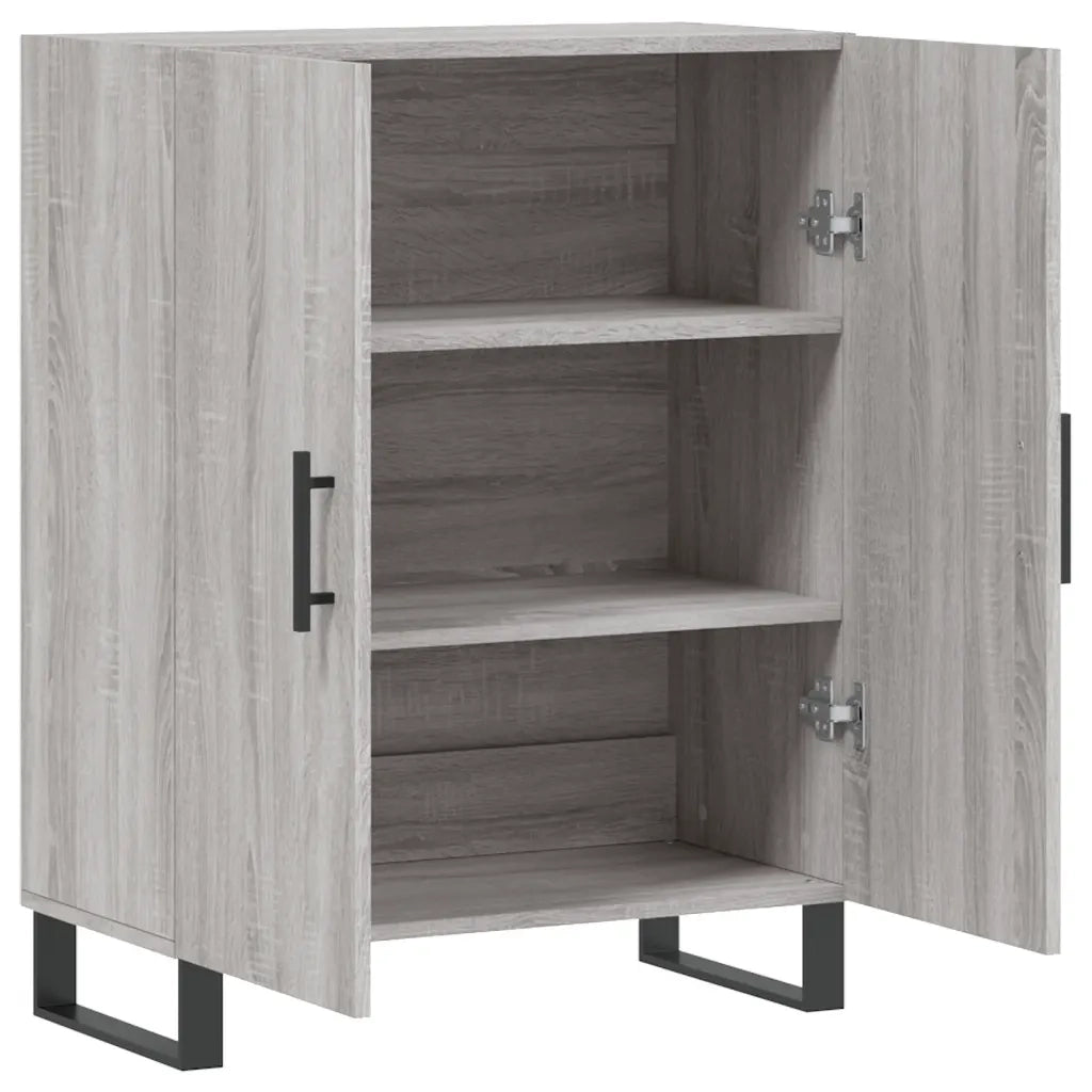 Credenza | Madia | Buffet da pranzo | Armadio da pranzo Grigio Sonoma 69,5x34x90 cm in Legno Multistrato
