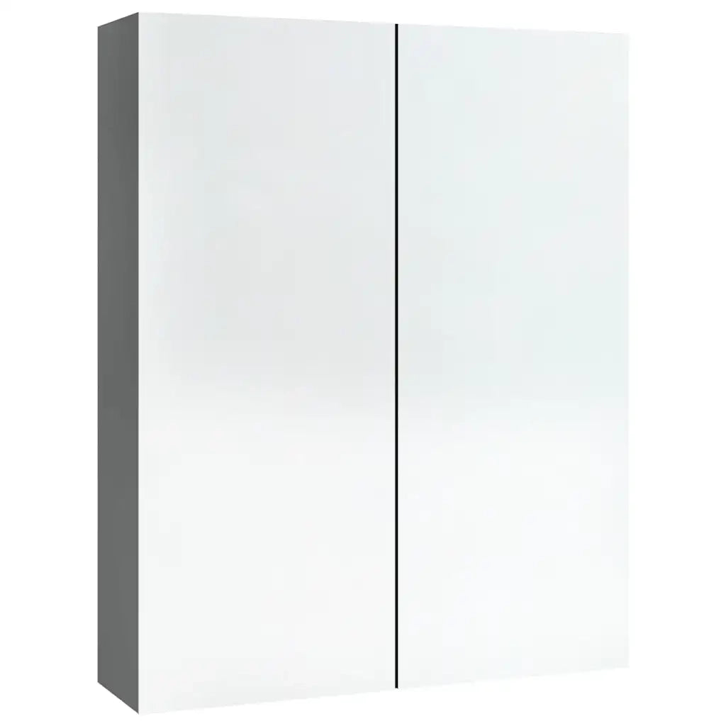Armadietto a Specchio per Bagno 60x15x75 cm MDF Antracite cod mxl 61560