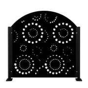 Ringhiera DEKOPLAST Curva mod. FIBONACCI Colore: nero