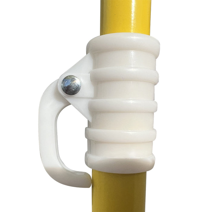 Ombrellone da Giardino Patio Esterni Senape con Apertura Push Up Air Vent 210 cm