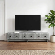 Mobile TV Grigio Sonoma 147 x 34,5 x 30 cm Legno ingegnerizzato 894021