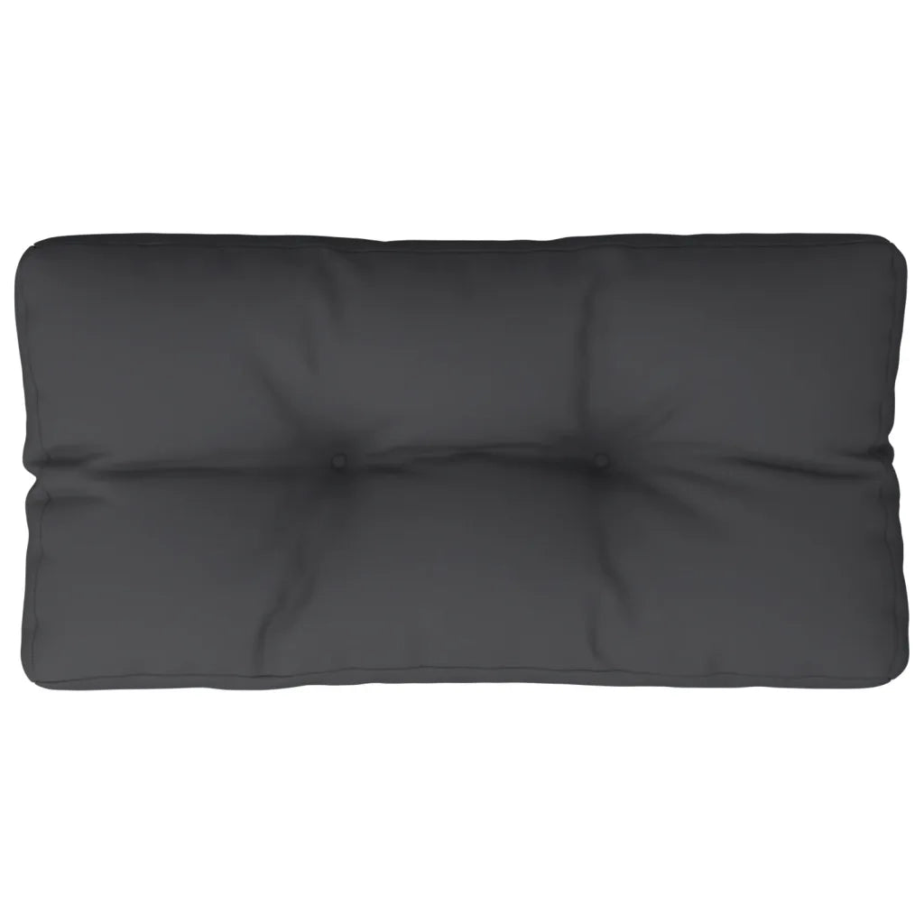 Cuscino per Pallet Nero 70x40x12 cm in Tessuto 360586