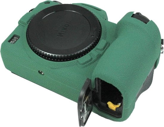 Casella di Protezione in Gomma Silicone per Nikon Z6ii - Borsa di Copertura Camera in Gomma Soft a Telaio Verde