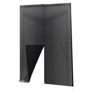 Zanzariera a Strappo Adesiva per Porta Misure Riducibili IRS Colore: Nero