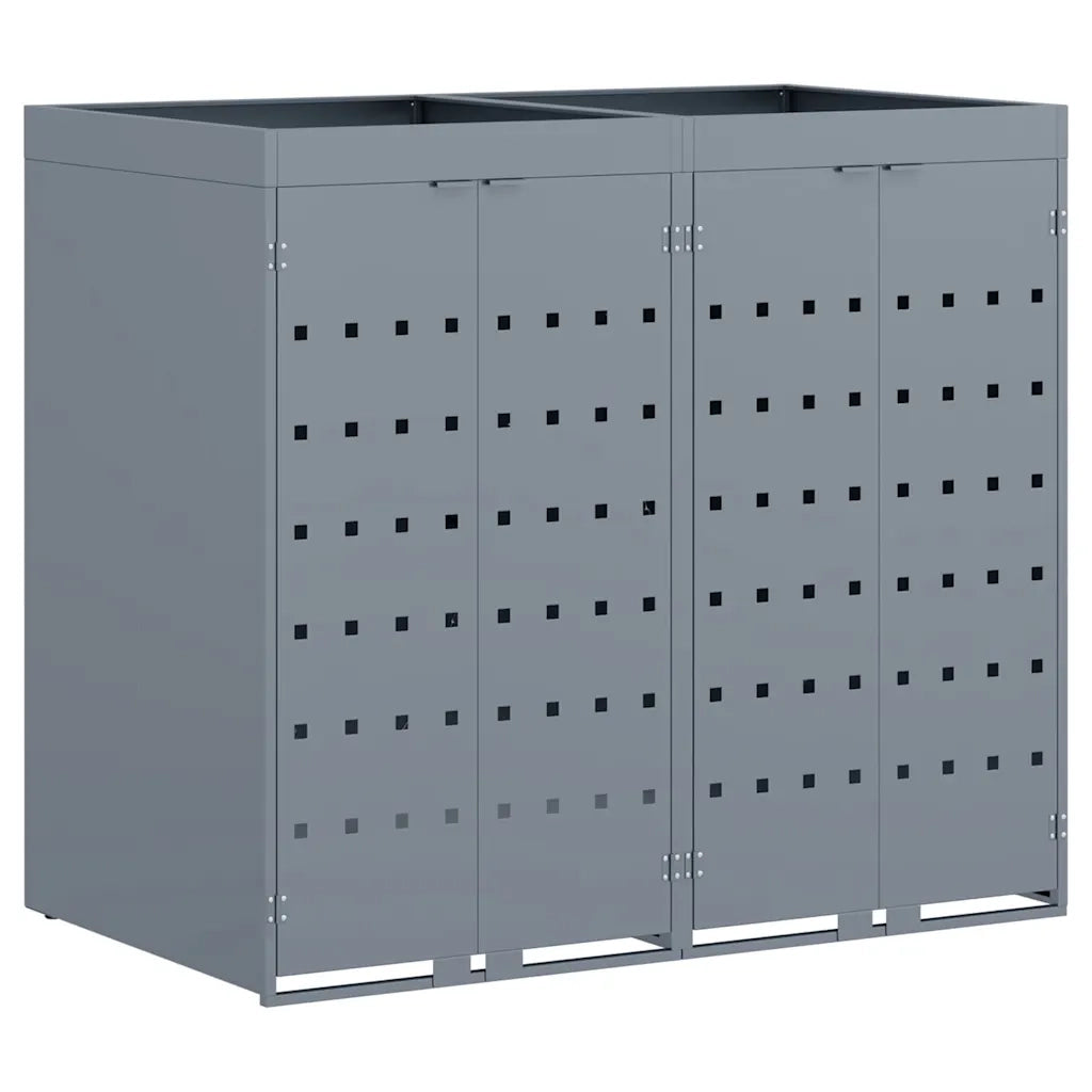 Contenitore per Rifiuti per 2 Bidoni Grigio chiaro CFW3659167