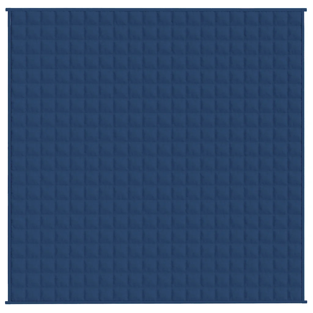 Coperta Ponderata Blu 200x200 cm 13 kg Tessuto 350797