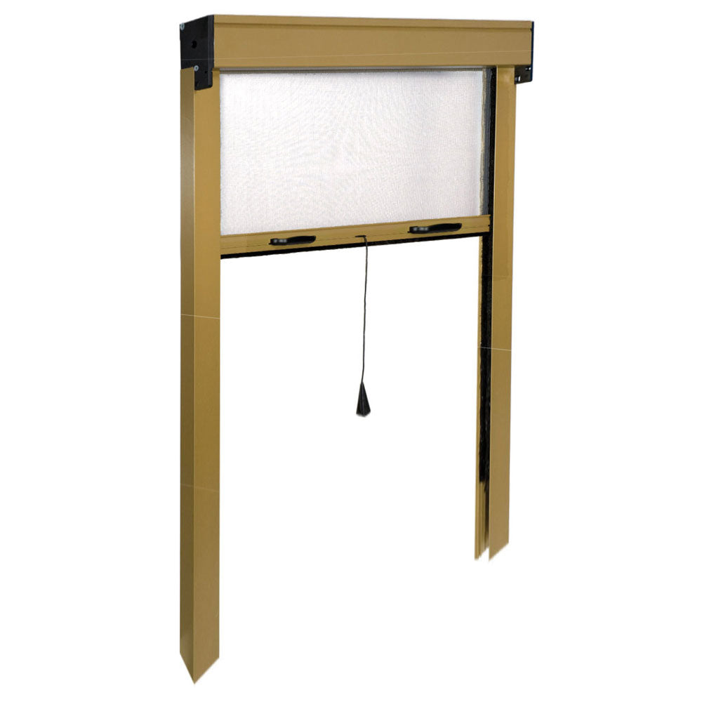Zanzariera a Rullo Avvolgibile Verticale per Porta Alluminio Riducibile IRS Colore: Bronzo