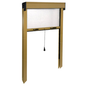 Zanzariera a Rullo Avvolgibile Verticale per Porta Alluminio Riducibile IRS Colore: Bronzo