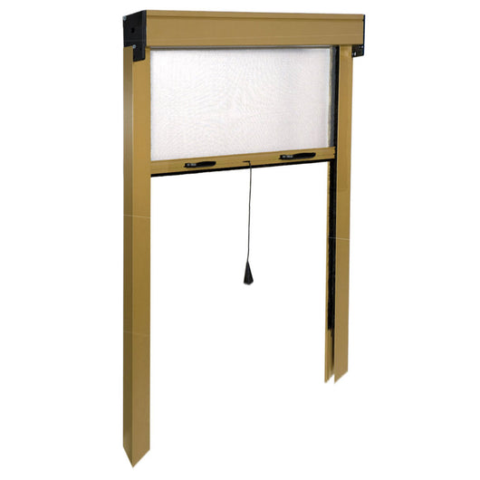Zanzariera a Rullo Avvolgibile Verticale per Porta Alluminio Riducibile IRS Colore: Bronzo