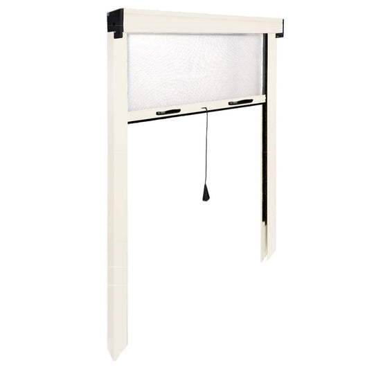 Zanzariera a Rullo Avvolgibile Verticale per Porta Alluminio Riducibile IRS Colore: Avorio