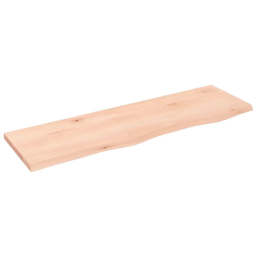 Mensole Parete | Scaffale a Parete | Ripiano a Parete 100x30x2 cm Legno Massello Rovere Non Trattato