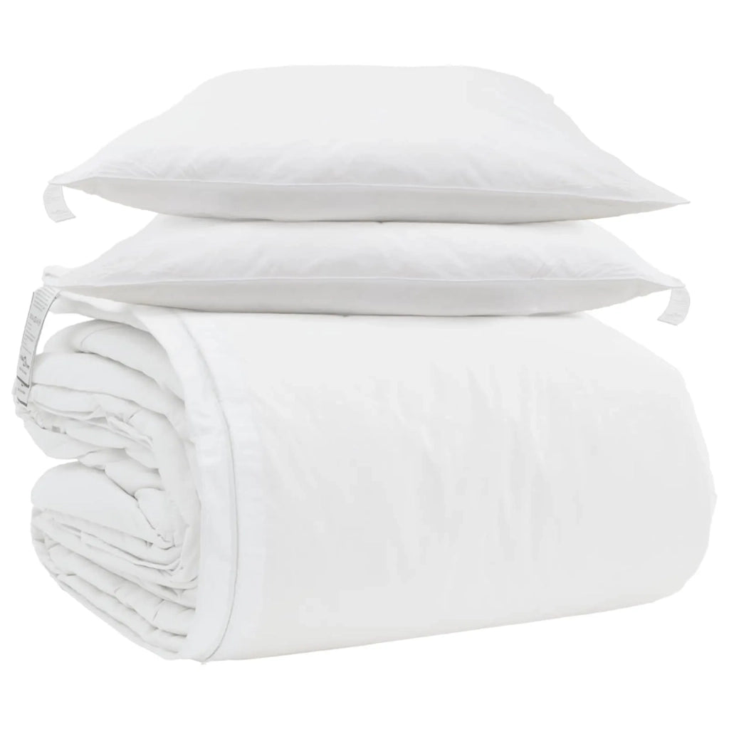 Set di Piumoni con cuscino 3 pcs Bianco Piuma d'anatra 3377210