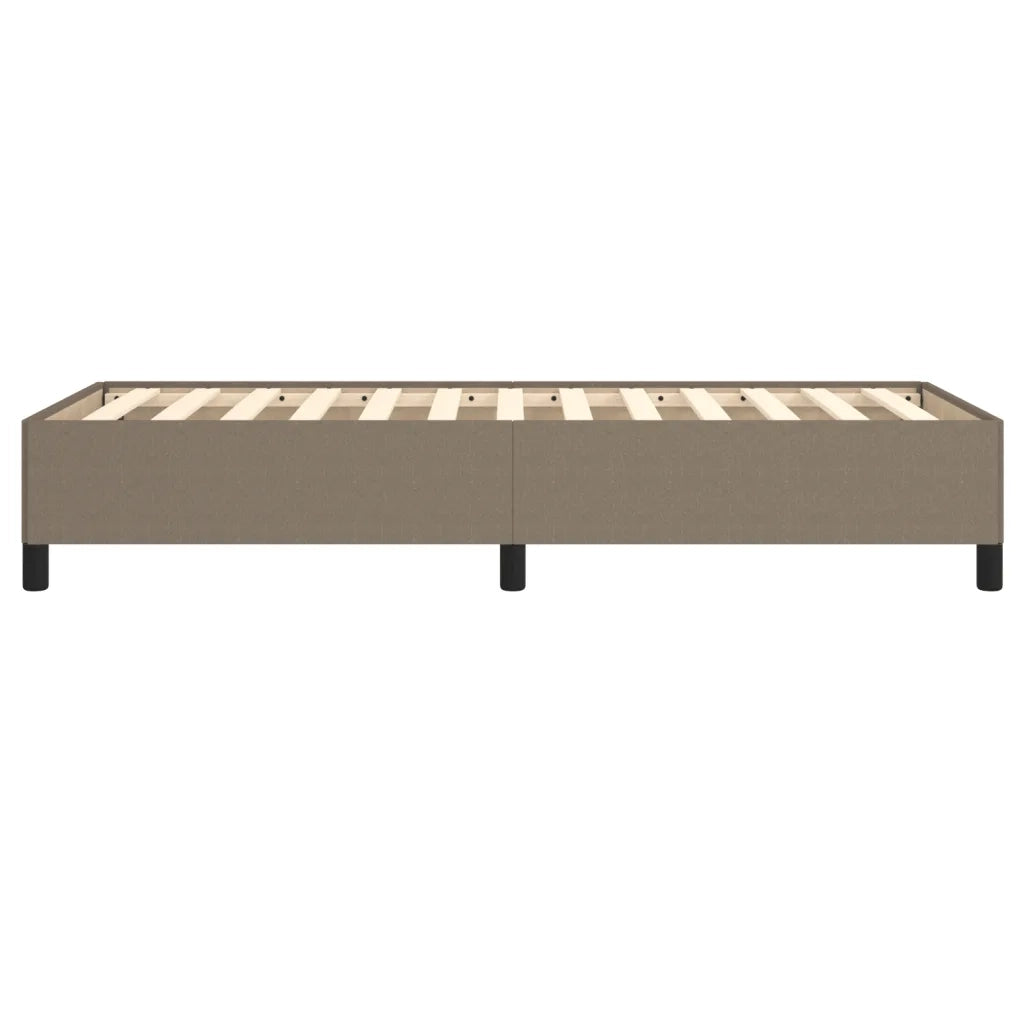 Giroletto senza Materasso-Struttura Letto Tortora 90x190 cm Tessuto 638065