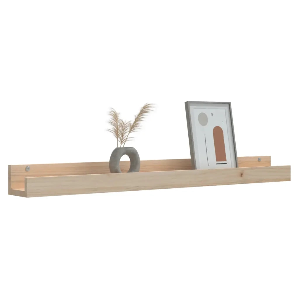 Mensole da Parete 2 pz 110x12x9cm in Legno Massello di Pino cod mxl 33432